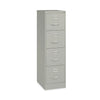 Hirsh Industries Vertical Letter File Cabinet, 4 Letter-Size File Drawers, Light Gray, 15 x 22 x 52