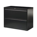 Hirsh Industries Lateral File Cabinet, 2 Letter/Legal/A4-Size File Drawers, Black, 36 x 18.62 x 28