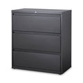 Hirsh Industries Lateral File Cabinet, 3 Letter/Legal/A4-Size File Drawers, Charcoal, 36 x 18.62 x 40.25