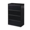 Hirsh Industries Lateral File Cabinet, 4 Letter/Legal/A4-Size File Drawers, Black, 36 x 18.62 x 52.5