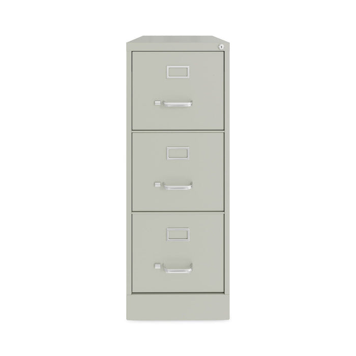 Hirsh Industries Vertical Letter File Cabinet, 3 Letter-Size File Drawers, Light Gray, 15 x 22 x 40.19
