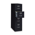 Hirsh Industries Vertical Letter File Cabinet, 4 Letter-Size File Drawers, Black, 15 x 26.5 x 52