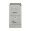 Hirsh Industries Vertical Letter File Cabinet, 2 Letter-Size File Drawers, Light Gray, 15 x 22 x 28.37