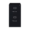 Hirsh Industries Vertical Letter File Cabinet, 2 Letter-Size File Drawers, Black, 15 x 22 x 28.37