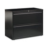 Hirsh Industries Lateral File Cabinet, 2 Letter/Legal/A4-Size File Drawers, Black, 36 x 18.62 x 28