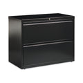 Hirsh Industries Lateral File Cabinet, 2 Letter/Legal/A4-Size File Drawers, Black, 36 x 18.62 x 28
