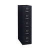 Hirsh Industries Vertical Letter File Cabinet, 5 Letter-Size File Drawers, Black, 15 x 26.5 x 61.37