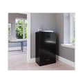 Hirsh Industries Lateral File Cabinet, 4 Letter/Legal/A4-Size File Drawers, Black, 30 x 18.62 x 52.5