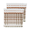 Dart Bare by Solo Eco-Forward PLA Paper Hot Cups, 8 oz, Leaf Design, White/Green/Orange, 50/Bag, 20 Bags/Carton