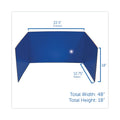 Flipside Study Carrel, 48 x 18, Assorted Colors, 24/Pack