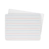 Flipside Two-Sided Red and Blue Ruled Dry Erase Board, 12 x 9, Ruled White Front, Unruled White Back, 24/Pack