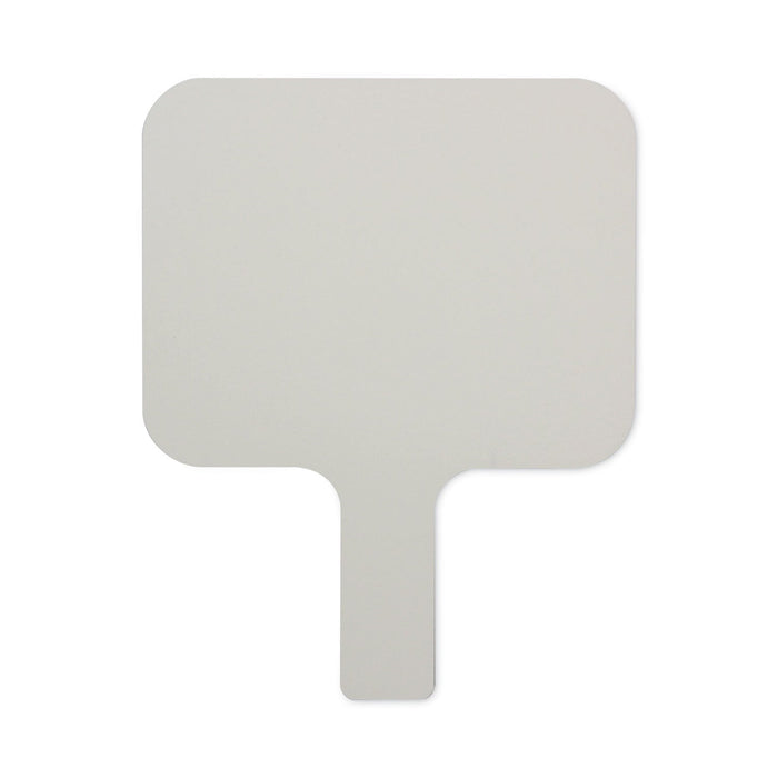 Flipside Dry Erase Paddle, 9.75 x 8, White, 12/Pack