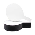 Flipside Dry Erase Paddle, 12 x 7, White, 12/Pack