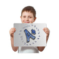 Flipside Dry Erase Board Set, 12 x 9, White, Black Markers, 12/Pack