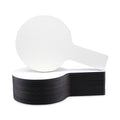 Flipside Dry Erase Paddle, 9 x 5, White, 12/Pack