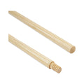Boardwalk Threaded End Broom Handle, Lacquered Wood, 0.94" dia x 60", Natural