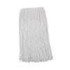 Boardwalk Premium Cut-End Wet Mop Heads, Rayon, 20oz, White, 12/Carton
