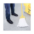 Boardwalk Premium Cut-End Wet Mop Heads, Rayon, 20oz, White, 12/Carton