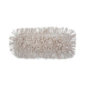 Boardwalk Mop Head, Dust, Cotton, 12 x 5, White