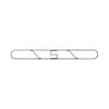 Boardwalk Clip-On Dust Mop Frame, 48w x 5d, Zinc Plated
