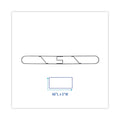 Boardwalk Clip-On Dust Mop Frame, 48w x 5d, Zinc Plated