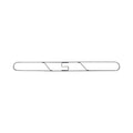 Boardwalk Clip-On Dust Mop Frame, 60w x 5d, Zinc Plated