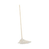 Boardwalk Handle/Deck Mops, 12 oz White Cotton Head, 48" Oak Wood Handle, 6/Pack