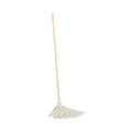 Boardwalk Handle/Deck Mops, 12 oz White Cotton Head, 48" Oak Wood Handle, 6/Pack