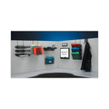 Fellowes Mesh Partition Additions Three-Tray Organizer, 11.13 x 14 x 14.75, Over-the-Panel/Wall Mount, Black