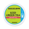 Bigelow Tropical Iced Green Tea, K-Cup, 0.10 oz, 22/Box