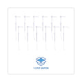 Boardwalk Siphon Pump, 1 oz/Pump, For 1 gal Bottles, Plastic, 12" Tube, White, 12/Carton
