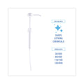 Boardwalk Siphon Pump, 1 oz/Pump, For 1 gal Bottles, Plastic, 12" Tube, White, 12/Carton