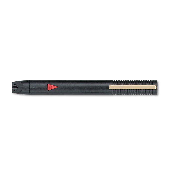 Quartet General Purpose Plastic Laser Pointer, Class 3A, Projects 1,148 ft, Black