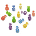 Quartet Magnetic "Push Pins", 0.75" Diameter, Assorted Colors, 20/Pack