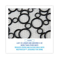 Boardwalk Commode Mat 2.0, Rubber, 22.88 x 22, Black/White, 6/Carton
