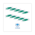 Boardwalk Curve Air Freshener, Cucumber Melon, Solid, Green, 10/Box