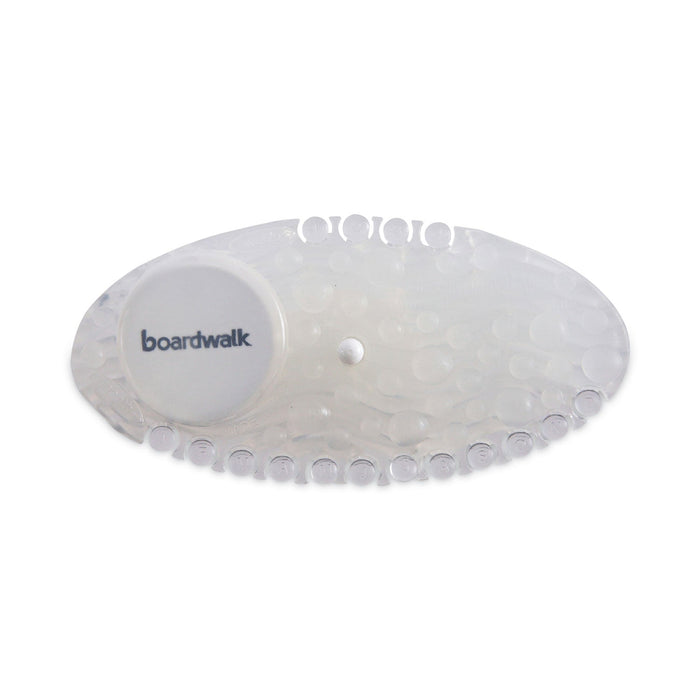 Boardwalk Curve Air Freshener, Mango, Solid, Clear, 10/Box
