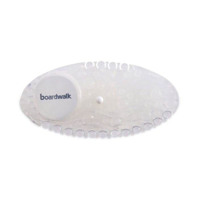 Boardwalk Curve Air Freshener, Mango, Clear, 10/Box, 6 Boxes/Carton