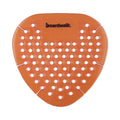 Boardwalk Gem Urinal Screens, Mango Scent, Orange, 12/Box