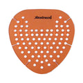 Boardwalk Gem Urinal Screens, Mango Scent, Orange, 12/Box
