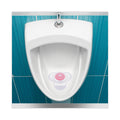 Boardwalk Urinal Screen with Para Deodorizer Block, Cherry Scent, 3 oz, Red/White, 12/Box