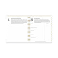 Blue Sky Day Designer Daily/Monthly Frosted Planner, Rugby Stripe Artwork, 10x8, Black/White Cover, 12-Month (July to June): 2022-2023