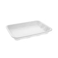 Pactiv Evergreen Meat Tray, #4D, 9.5 x 7 x 1.25, White, Foam, 500/Carton