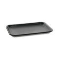 Pactiv Evergreen Supermarket Tray, #2S, 8.2 x 5.7 x 0.65, Black, Foam, 500/Carton