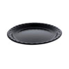 Pactiv Evergreen Placesetter Deluxe Laminated Foam Dinnerware, Plate, 10.25" dia, Black, 540/Carton