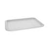 Pactiv Evergreen Supermarket Tray, #2S, 10.75 x 5.5 x 1.2, White, Foam, 500/Carton
