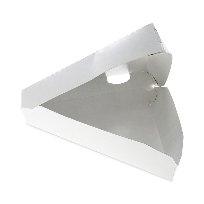 Pactiv Evergreen Paperboard Hinged Container, Pizza Box, 8.26 x 6.56 x 1.5, White, Paper, 500/Carton