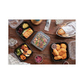 Pactiv Evergreen EarthChoice Vented Dual Color Microwavable Hinged Lid Container, 3-Compartment, 21oz, 8.5x8.5x3, Black/Clear, Plastic, 150/CT
