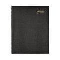 Brownline CoilPro Weekly Appointment Book in Columnar Format, 11 x 8.5, Black Cover, 12-Month (Jan to Dec): 2023