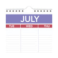AT-A-GLANCE Academic Year Monthly Wall Calendar with Ruled Daily Blocks, 15.5 x 22.75, White Sheets, 12-Month (July to June): 2022-2023